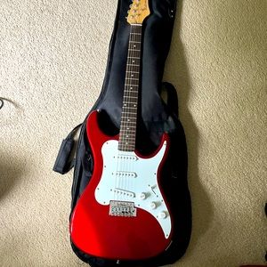 Red Electric Guitar
